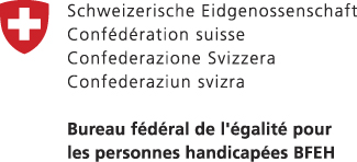 Logo du Bureau fédéral de l'égalité pour les personnes handicapées BFEH - Confédération Suisse