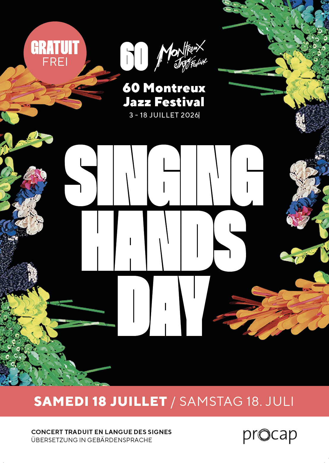 Flyer du SINGING HANDS DAY 2026